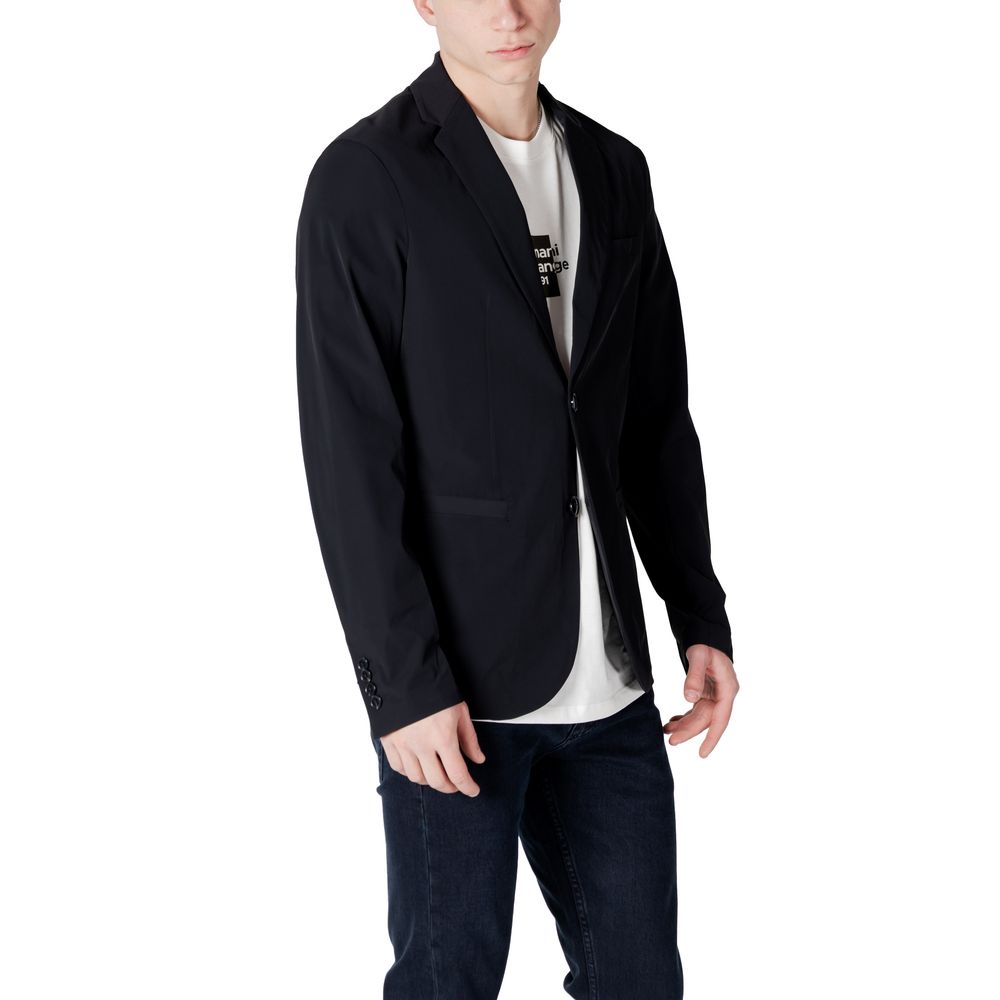 Armani Exchange Schwarzer Baumwollblazer