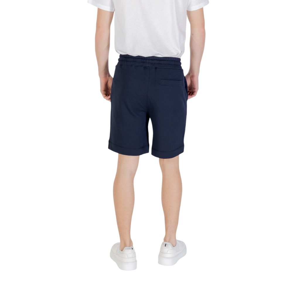 Hugo Boss Blaue Baumwoll-Bermuda-Shorts
