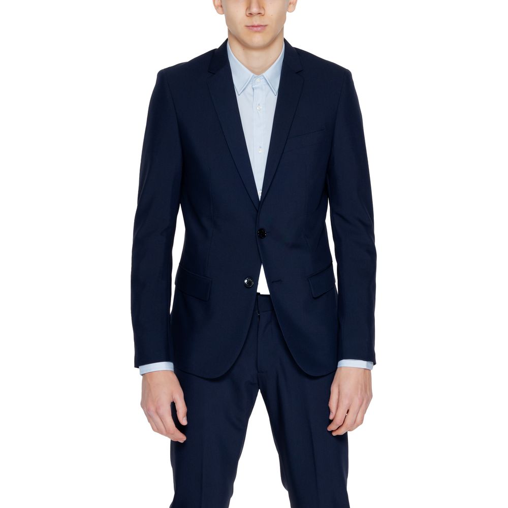 Antony Morato Blauer Polyester-Blazer