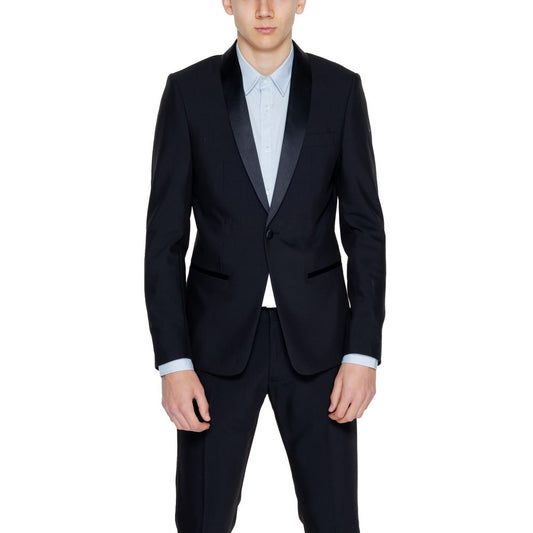 Antony Morato Schwarzer Polyester-Blazer