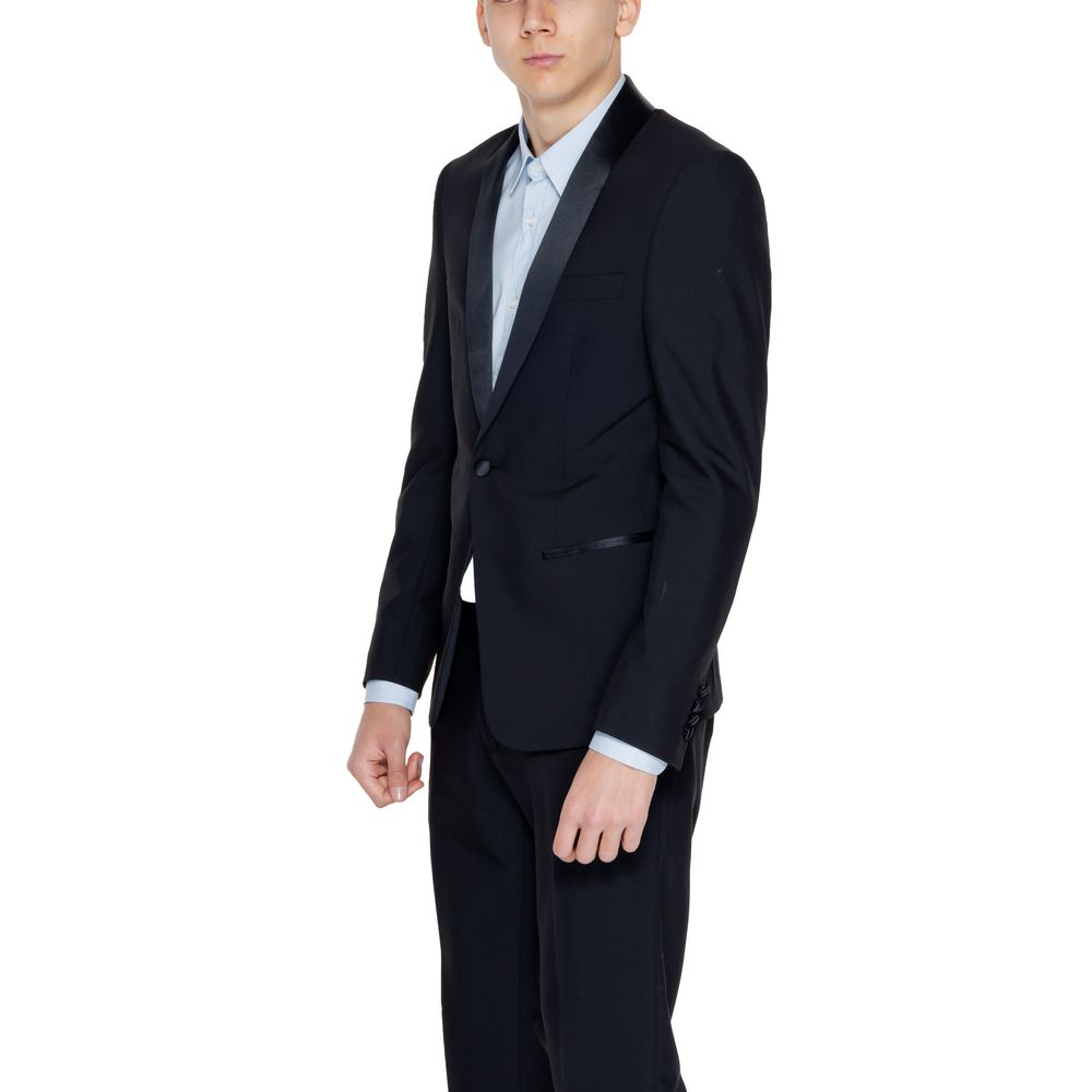 Antony Morato Schwarzer Polyester-Blazer