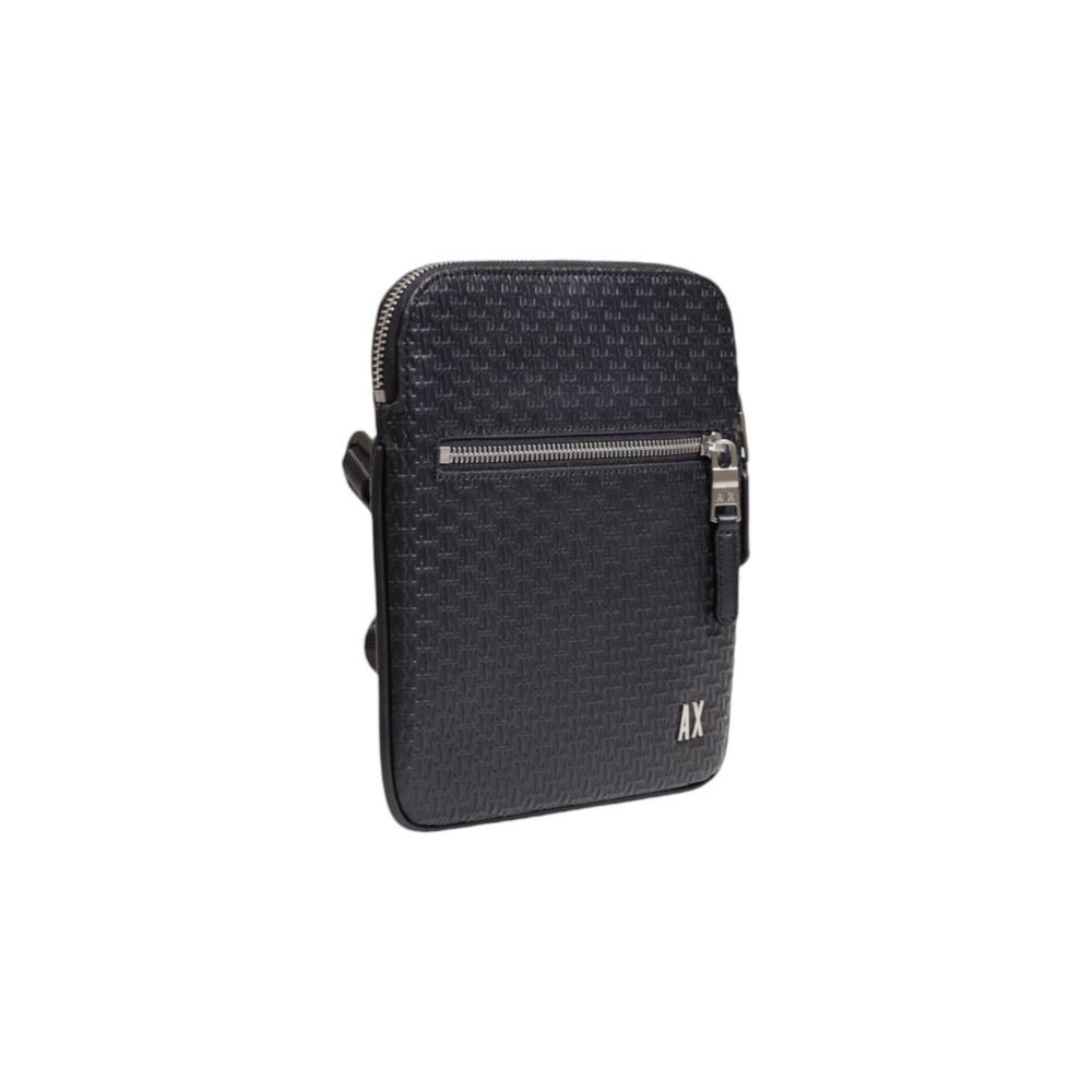 Armani Exchange Schwarze Polyester-Messenger-Tasche