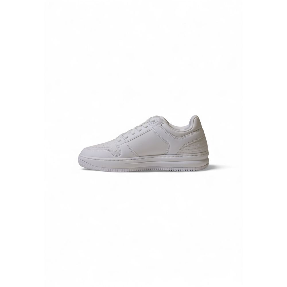 EA7 Emporio Armani Weiße Polyester-Sportschuhe