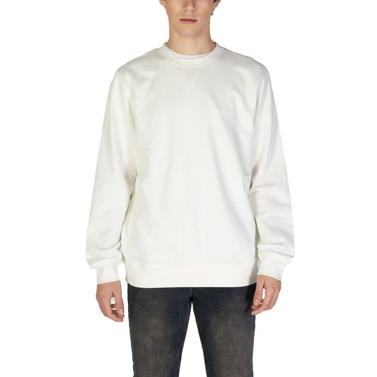 Hugo Boss Weißes Baumwoll-Sweatshirt