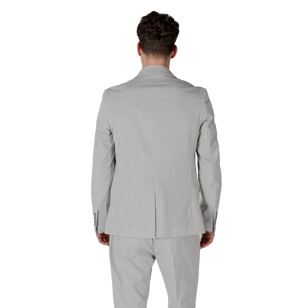 Antony Morato Grauer Polyester-Blazer