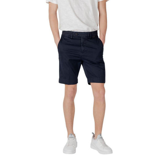 Antony Morato Blaue Baumwoll-Bermuda-Shorts