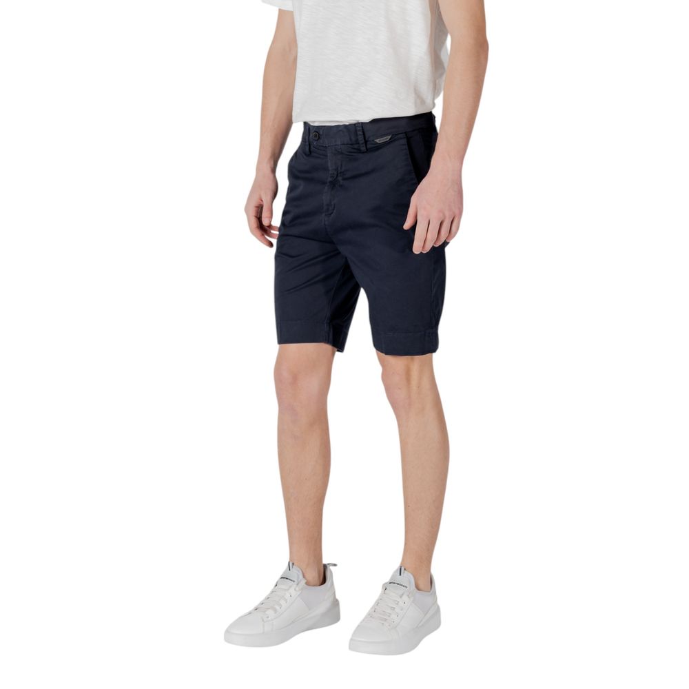 Antony Morato Blaue Baumwoll-Bermuda-Shorts