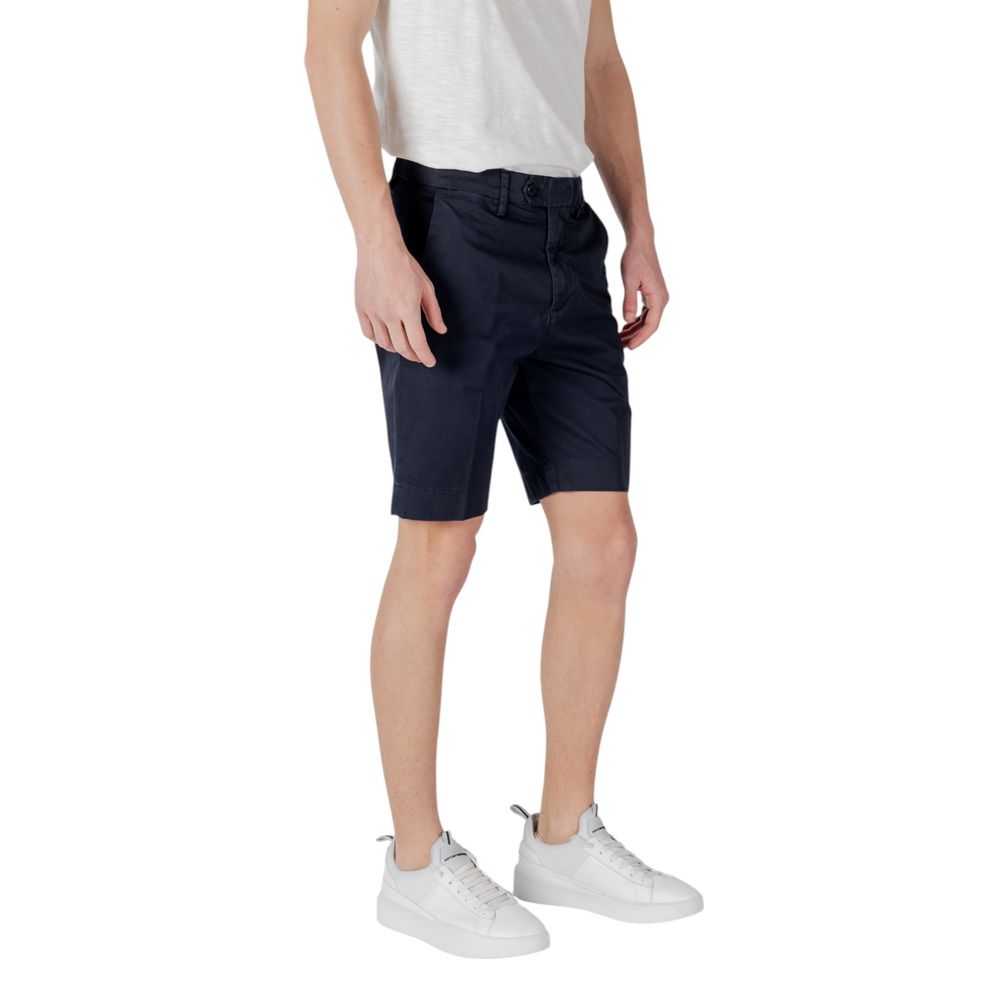 Antony Morato Blaue Baumwoll-Bermuda-Shorts