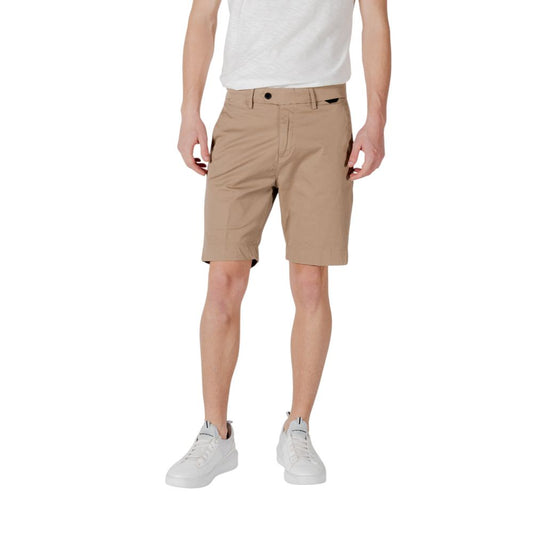 Antony Morato Beigefarbene Baumwoll-Bermuda-Shorts