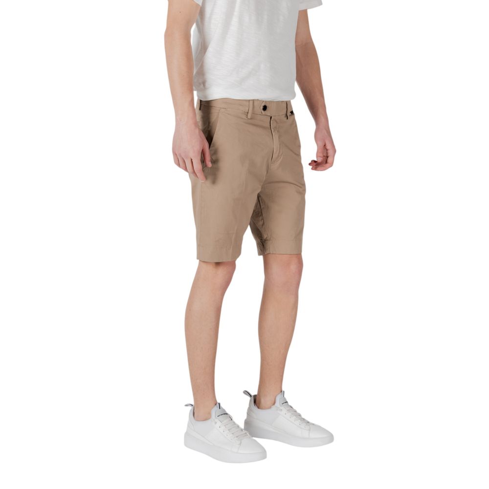 Antony Morato Beigefarbene Baumwoll-Bermuda-Shorts