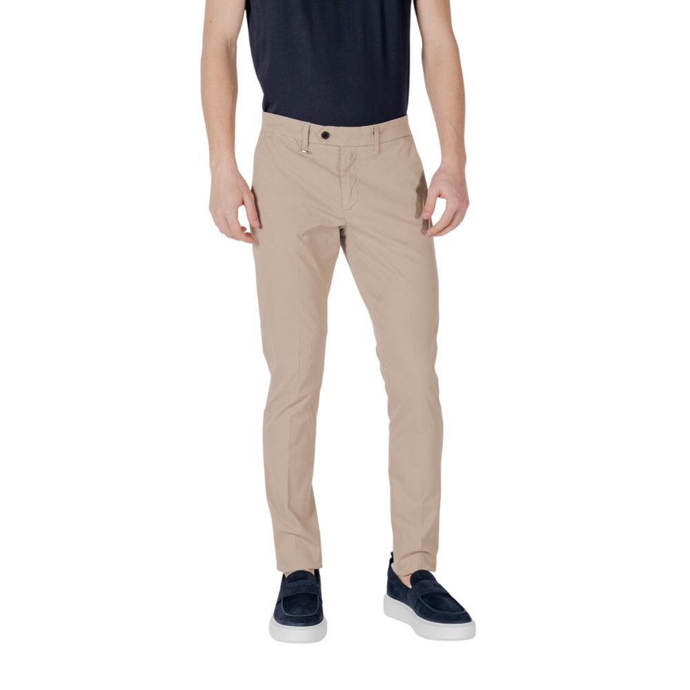 Antony Morato Beigefarbene Baumwoll-Skinny-Hose