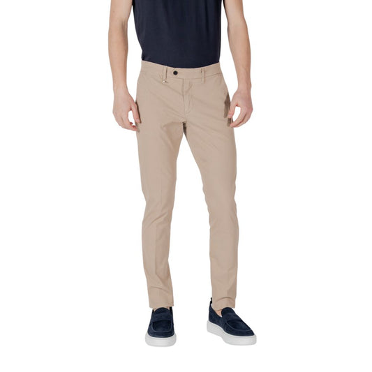 Antony Morato Beigefarbene Baumwoll-Skinny-Hose