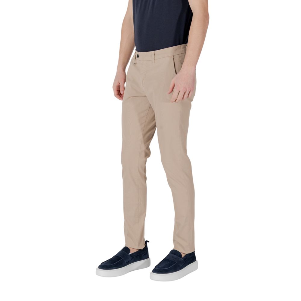 Antony Morato Beigefarbene Baumwoll-Skinny-Hose