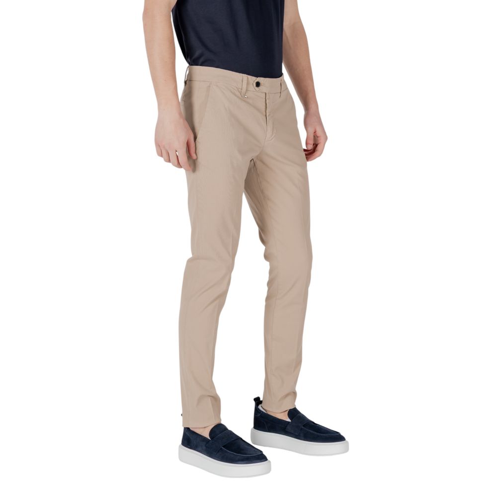 Antony Morato Beigefarbene Baumwoll-Skinny-Hose