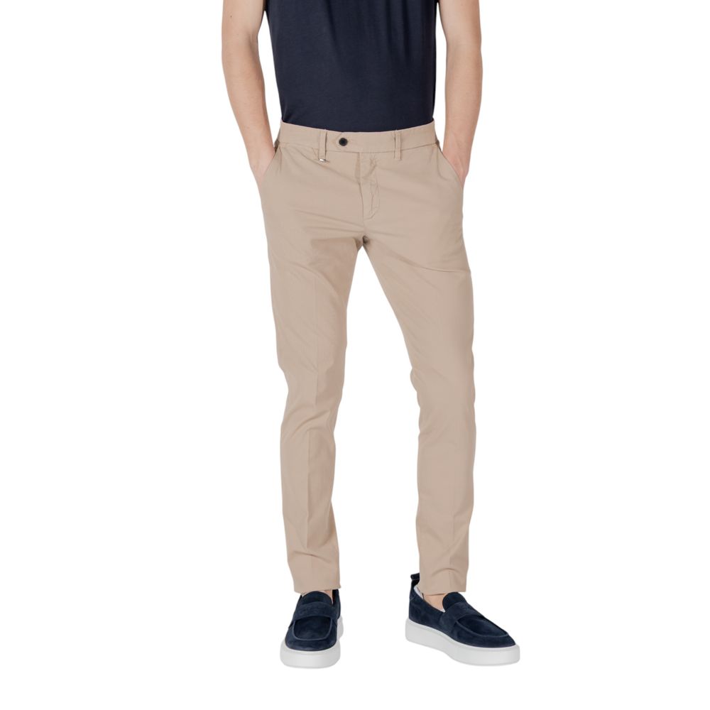 Antony Morato Beigefarbene Baumwoll-Skinny-Hose