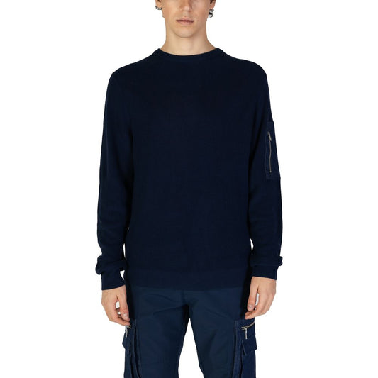 Antony Morato Blauer Baumwoll-Sweatshirt