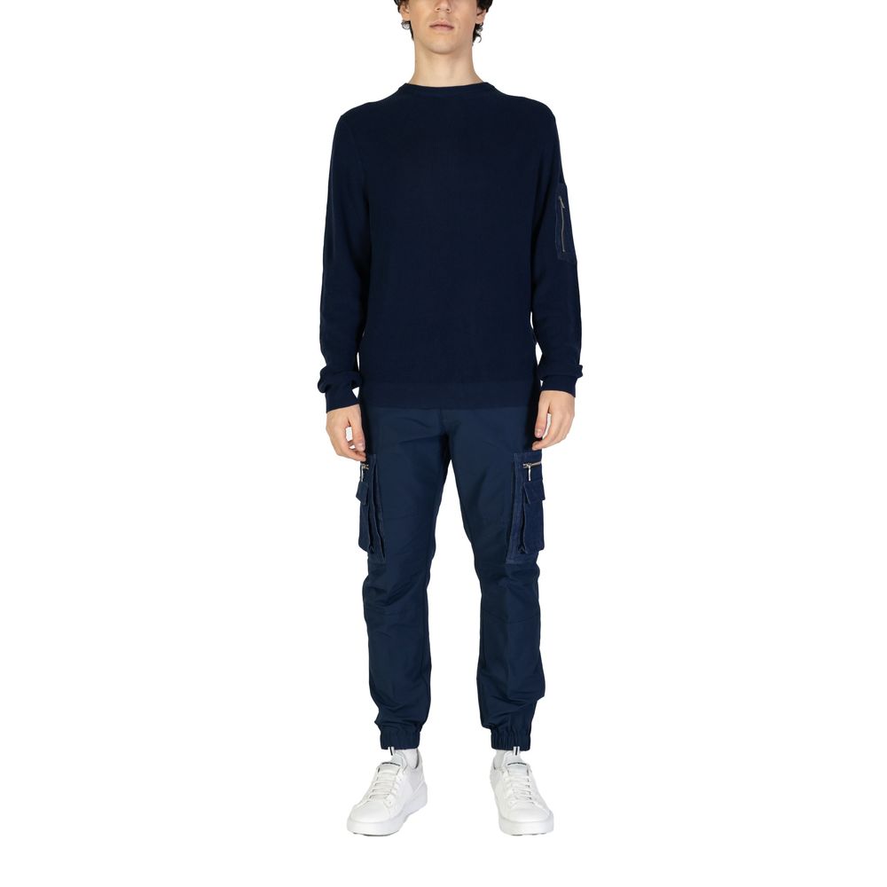 Antony Morato Blauer Baumwoll-Sweatshirt