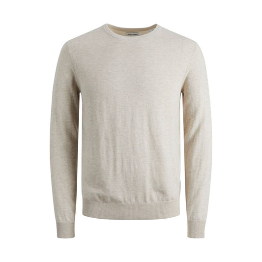 Jack Jones Beiger Baumwoll-Sweatshirt