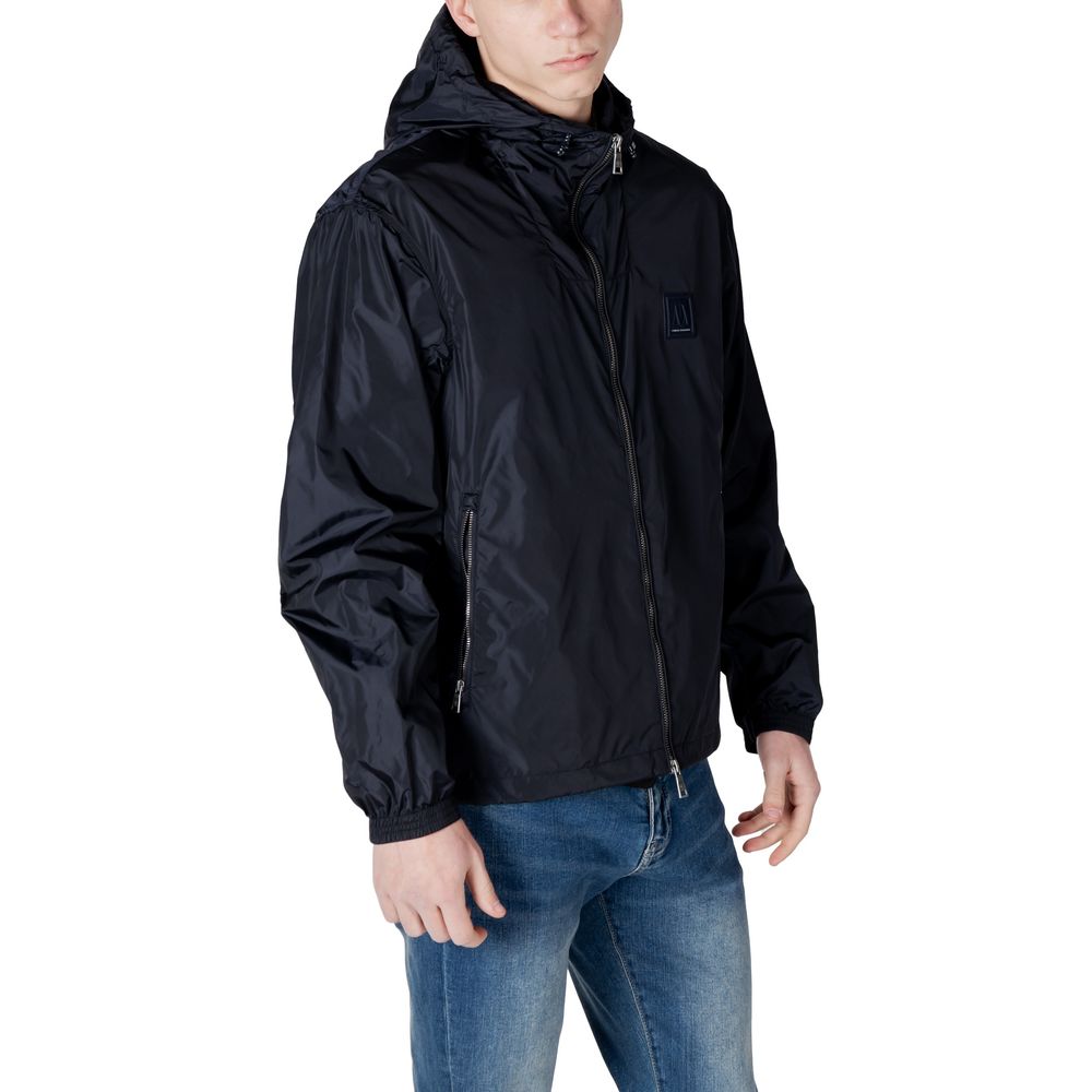 Armani Exchange Blaue Polyamid-Jacke