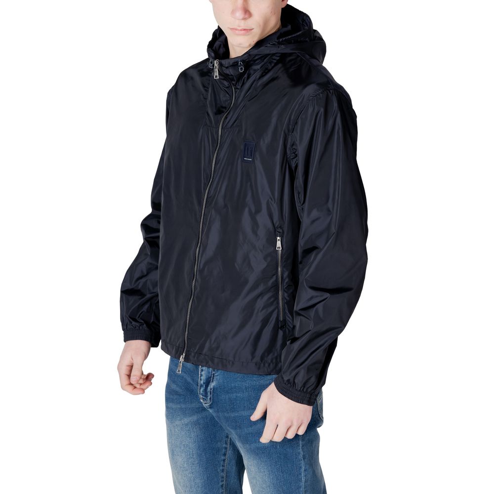 Armani Exchange Blaue Polyamid-Jacke