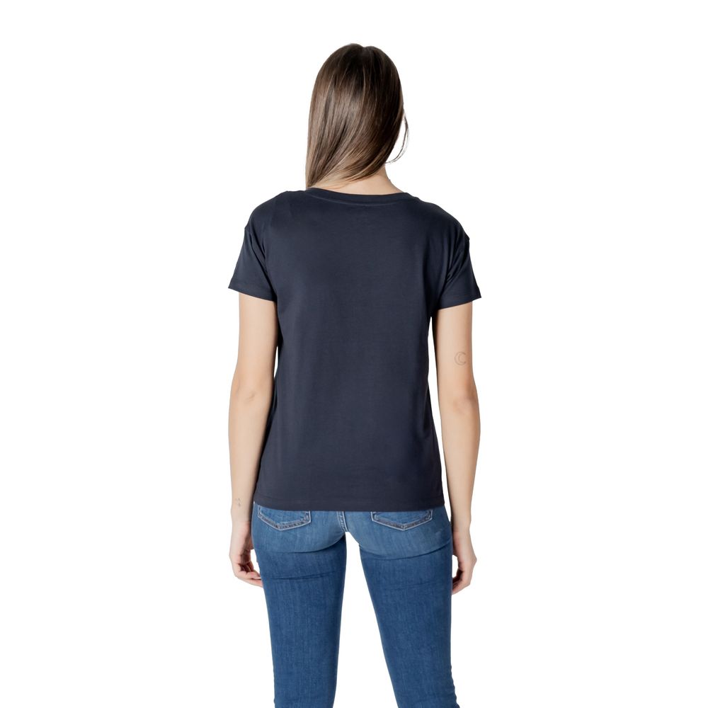 Armani Exchange T-Shirt aus blauer Baumwolle