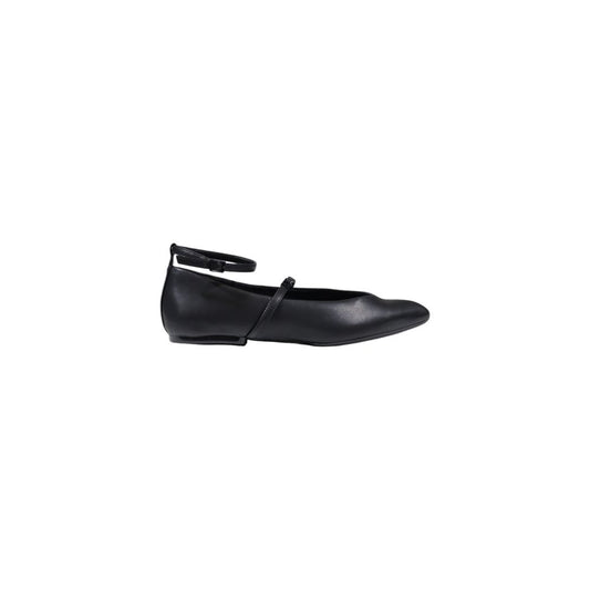 Armani Exchange Schwarze Polyester-Plateau-Pumps