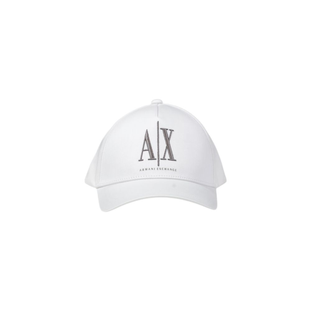 Armani Exchange Weiße Baumwoll-Kappe (Baseball-Cap)