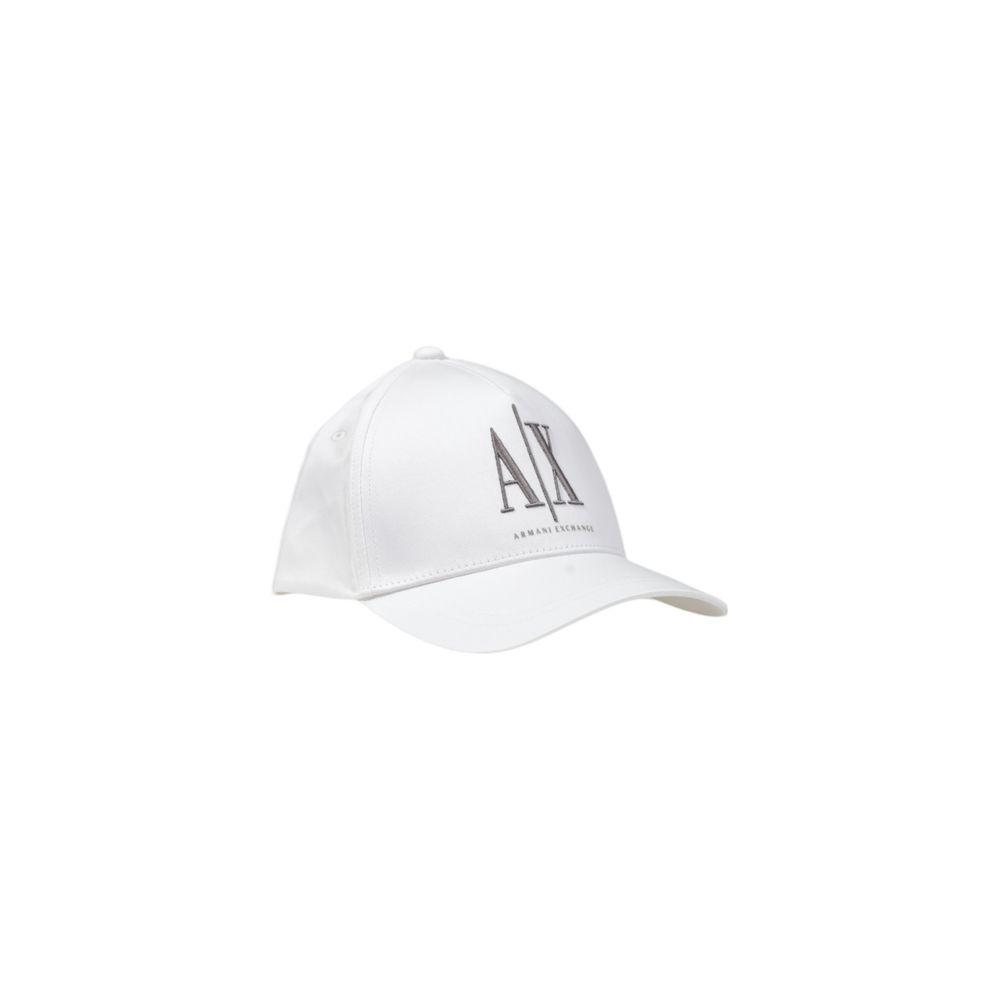 Armani Exchange Weiße Baumwoll-Kappe (Baseball-Cap)