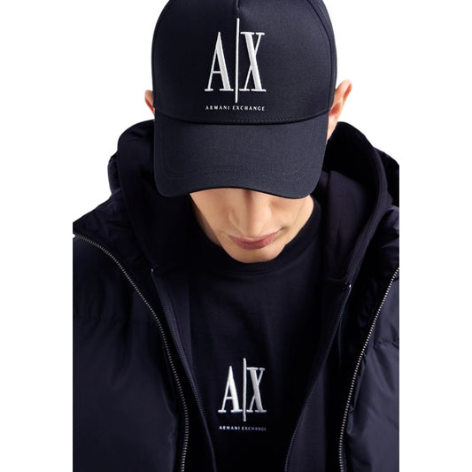 Armani Exchange Baumwoll-Kappe in Blau (Baseball-Cap)