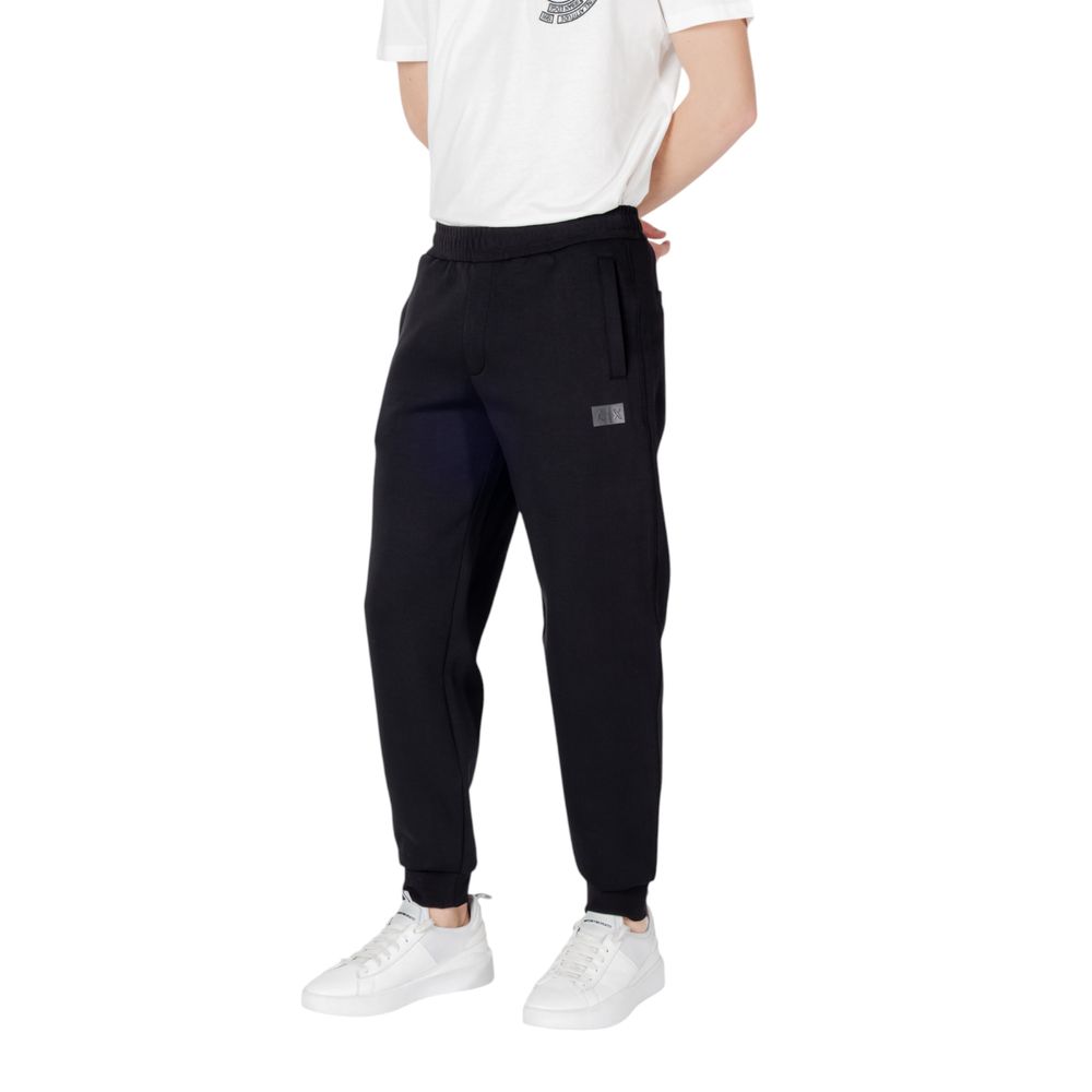 Armani Exchange Schwarze Baumwoll-Jogginghose (Trainingshose)