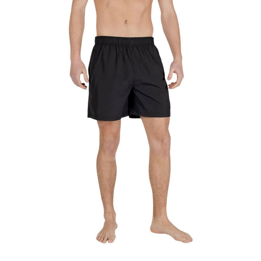 Armani Exchange Badehose aus schwarzem Polyester