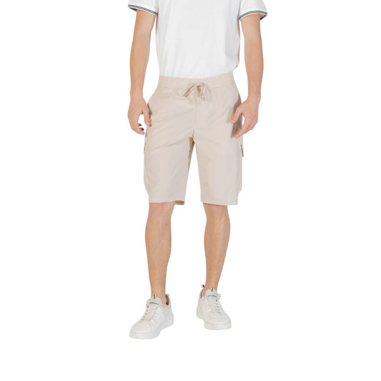 Hugo Boss Beige Polyester-Bermuda-Shorts