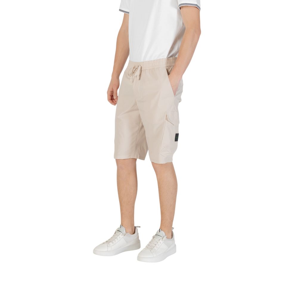 Hugo Boss Beige Polyester-Bermuda-Shorts