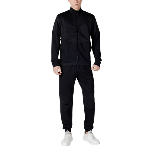 EA7 Emporio Armani Schwarzer Baumwoll-Sweatuit