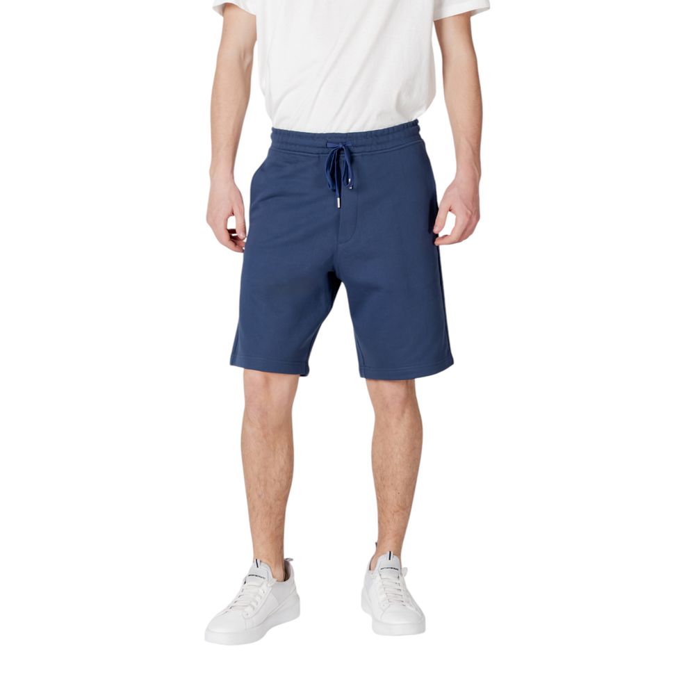 Replay Blaue Baumwoll-Bermuda-Shorts