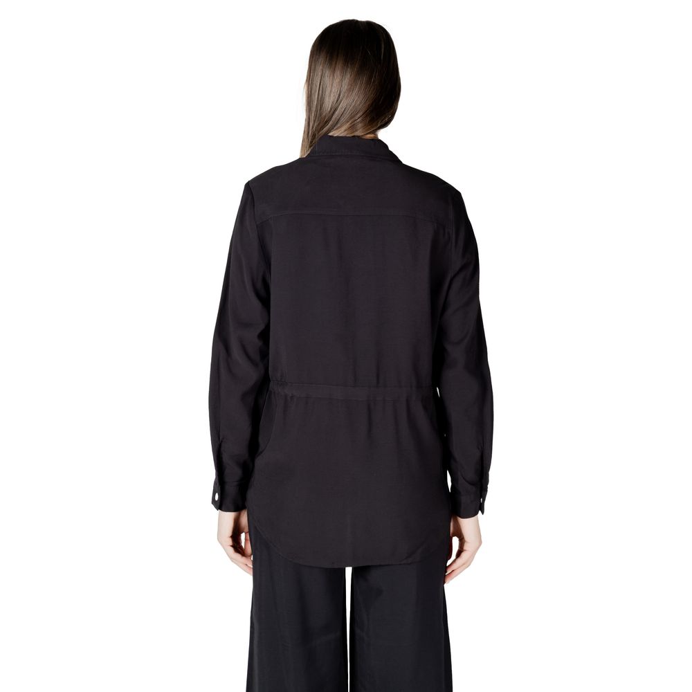 Only Schwarze Viskosebluse