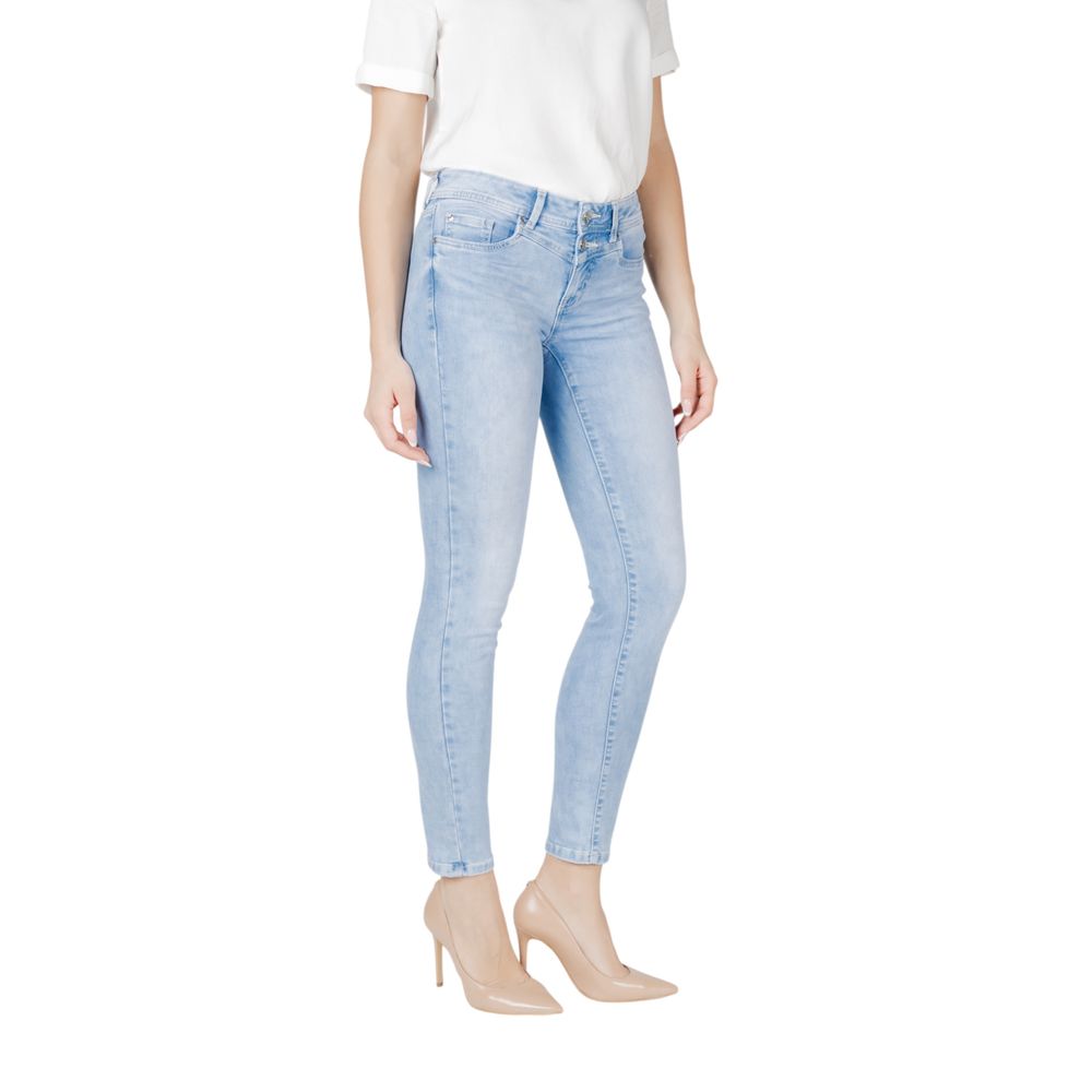 Street One Hellblaue Slim Fit Jeans aus Baumwolle
