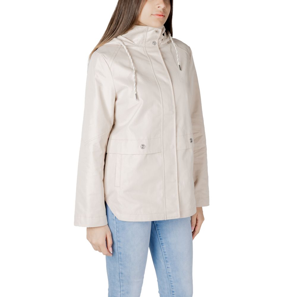 Street One Beige Baumwolle Parka