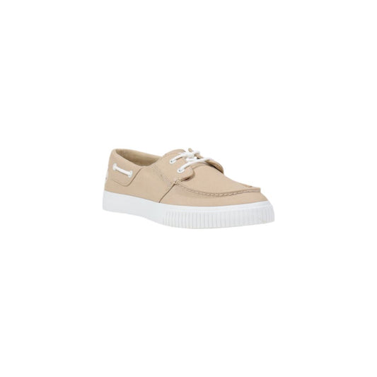 Timberland Beige Lyocell Sneakers mit niedrigem Schaft