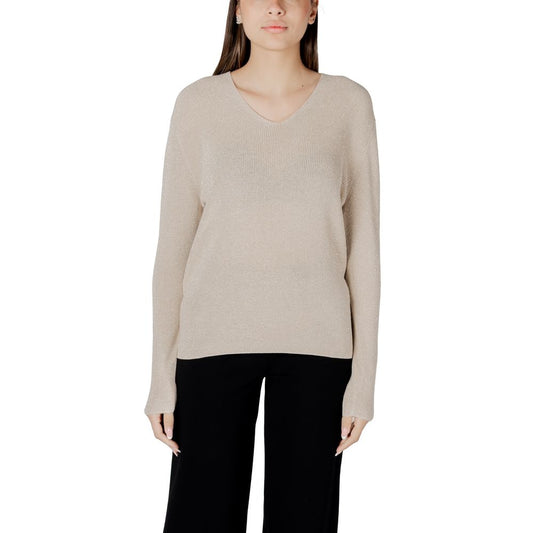 Street One Goldener Baumwoll-Sweatshirt