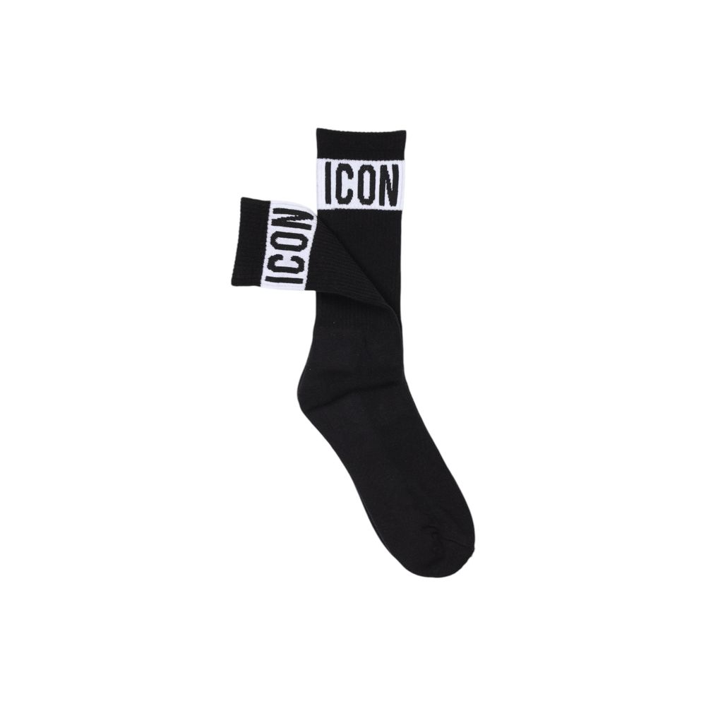 Icon Schwarze Baumwollsocken