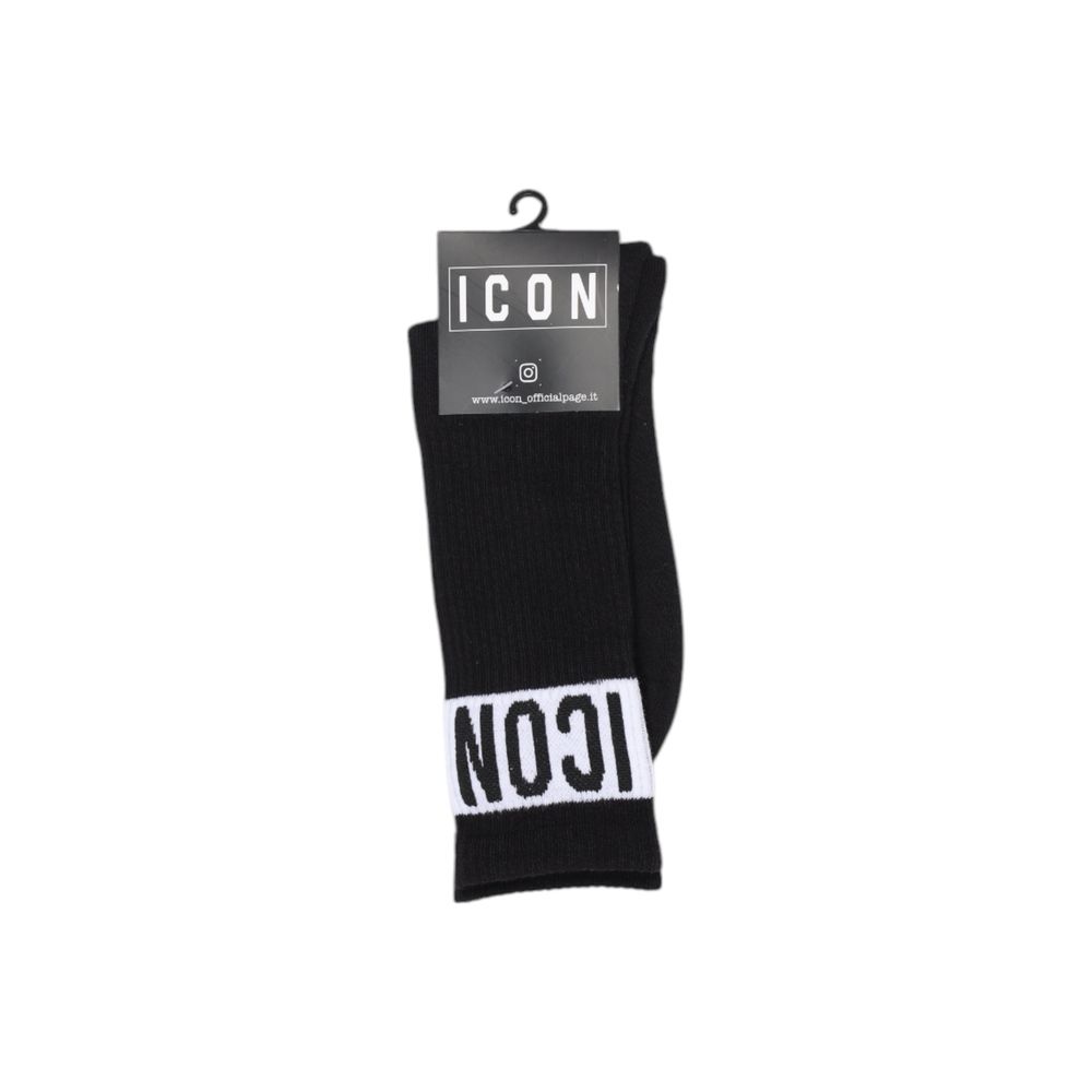 Icon Schwarze Baumwollsocken