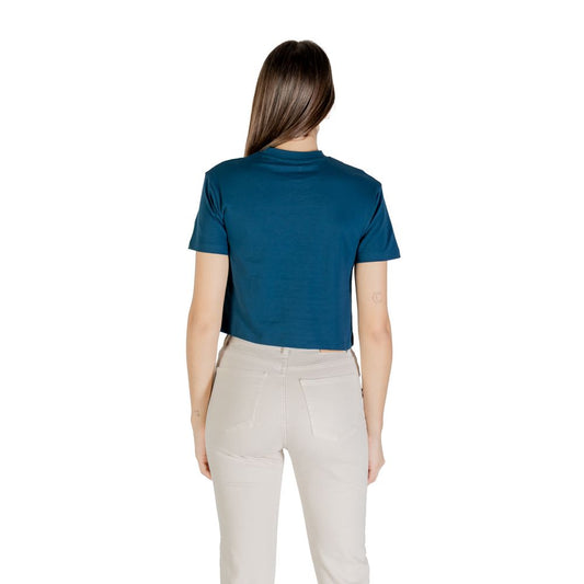 Guess Active Schwarzes T-Shirt aus Baumwolle