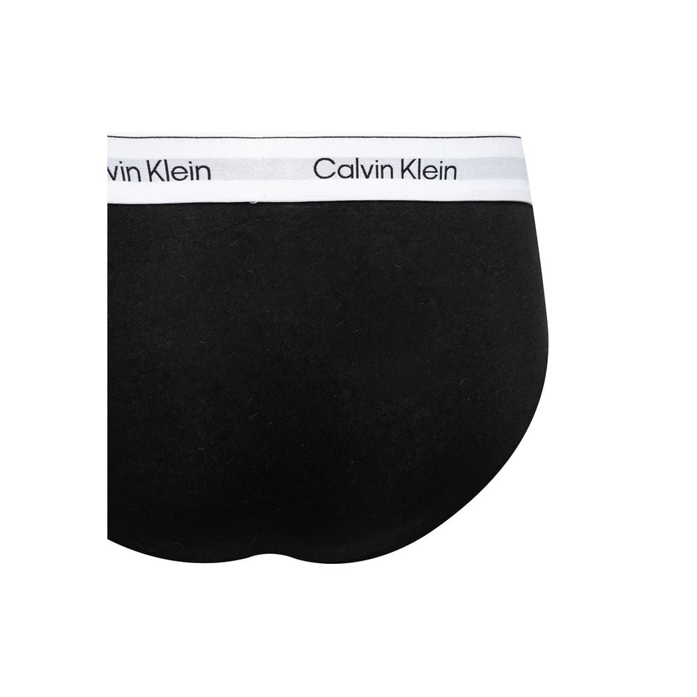 Calvin Klein Underwear Schwarze und weiße Baumwoll-Slips