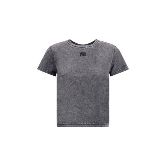 Alexander Wang Graues Baumwoll-T-Shirt
