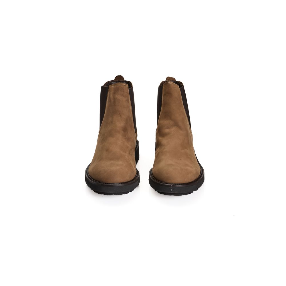 Roberto Pepe Luxury Stiefel aus braunem Kalbsleder für Männer