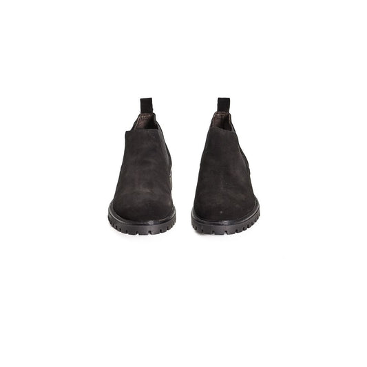 Roberto Pepe Luxury Schwarzer Kalbsleder Herrenstiefel