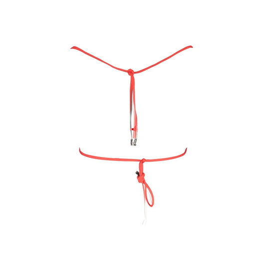 Karl Lagerfeld Rote Elastan-Badebekleidung