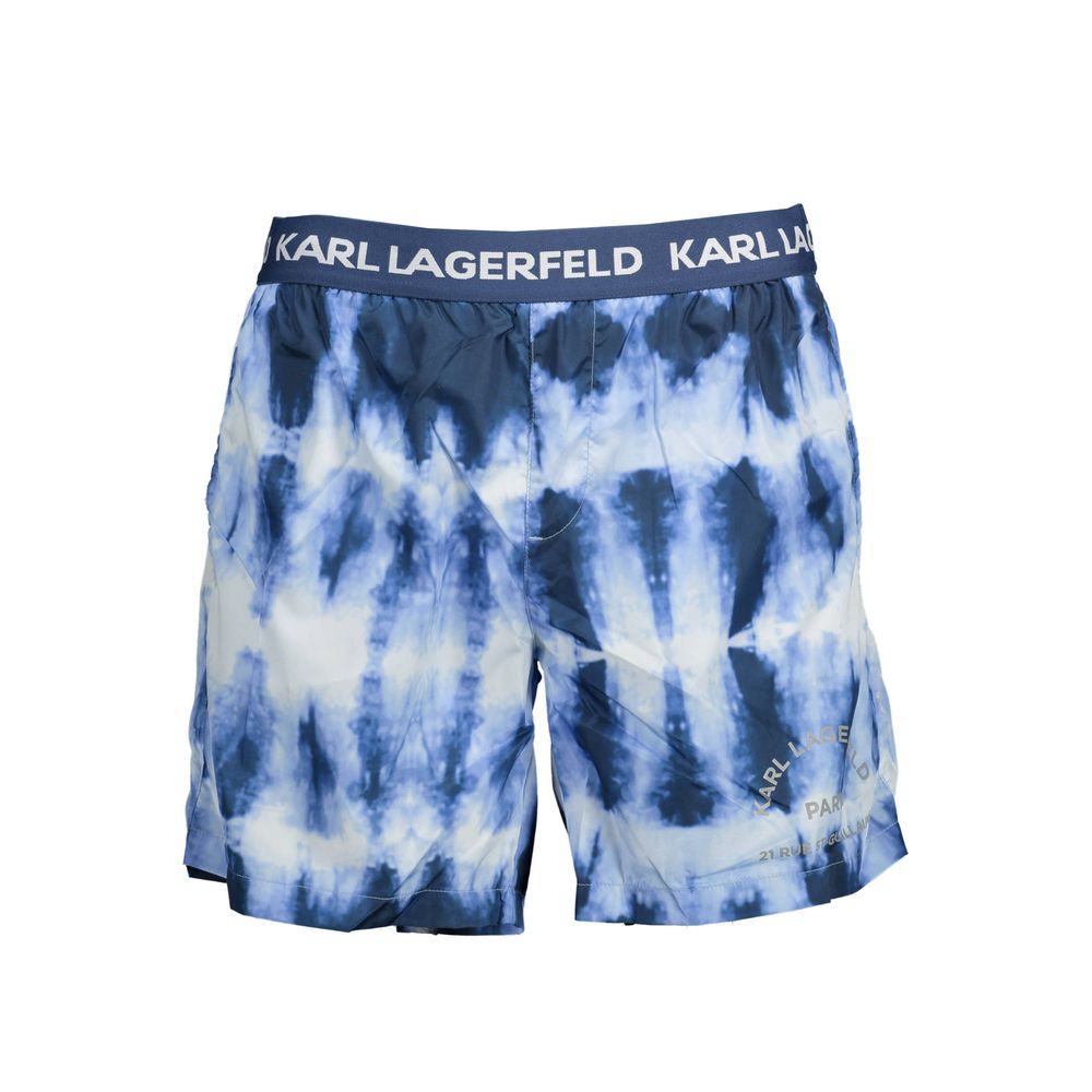 Karl Lagerfeld Blaue Polyester-Badebekleidung