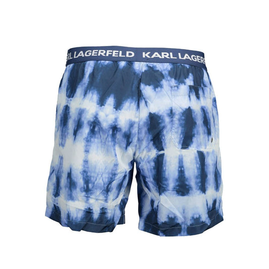 Karl Lagerfeld Blaue Polyester-Badebekleidung